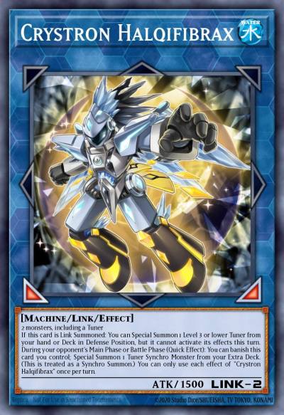 Crystron Halqifibrax Ultra Rare DUOV-EN001 Duel Overload Yugioh card