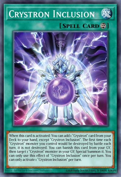 Crystron Inclusion Super Rare OP29-EN010 OTS Tournament Pack 29 Yugioh card