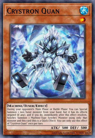 Crystron Quan Super Rare INOV-EN015 Invasion Vengeance Yugioh card