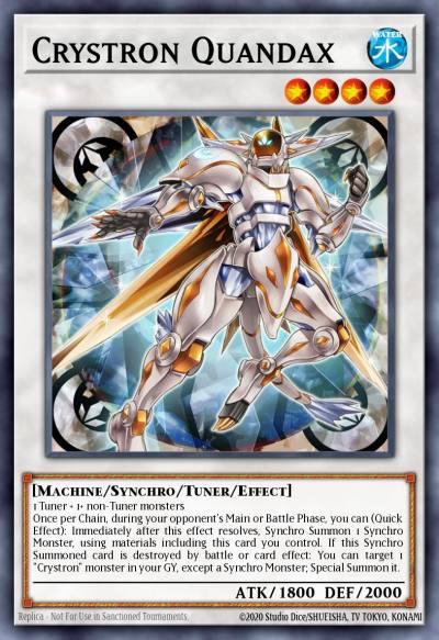 Crystron Quandax Secret Rare BLRR-EN083 Battles of Legend Relentless Revenge Yugioh card