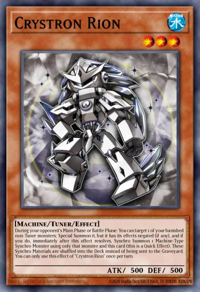 Crystron Rion Common MP17-EN187 2017 Mega-Tin Mega Pack Yugioh card