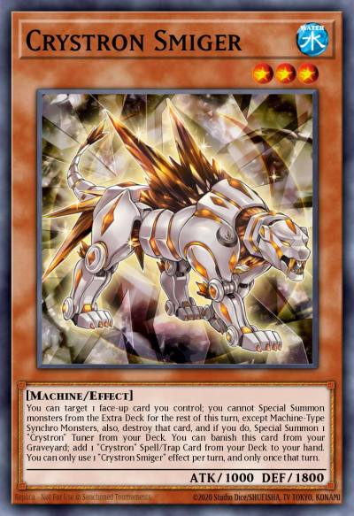 Crystron Smiger Common MP17-EN138 2017 Mega-Tin Mega Pack Yugioh card
