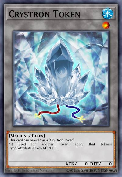 Crystron Token Super Rare OP28-EN027 OTS Tournament Pack 28 Yugioh card