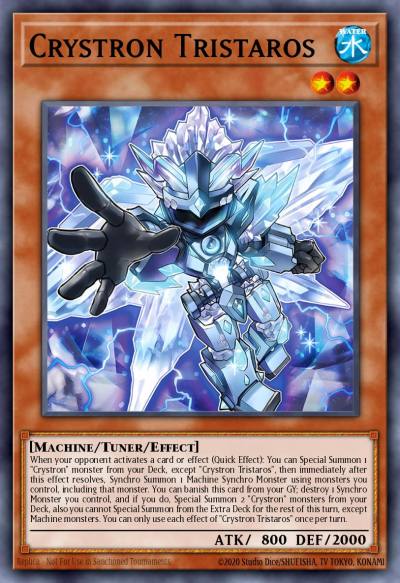 Crystron Tristaros Super Rare SUDA-EN019 Supreme Darkness Yugioh card