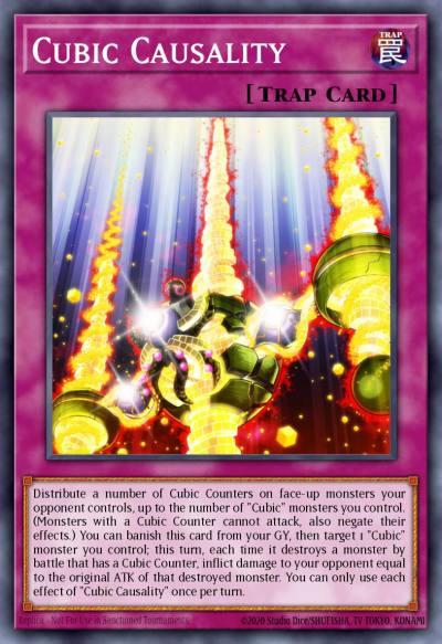 Cubic Causality Ultra Rare DUOV-EN051 Duel Overload Yugioh card