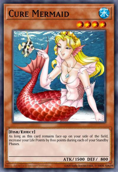 Cure Mermaid Common DB1-EN237 Dark Beginning 1 Yugioh card