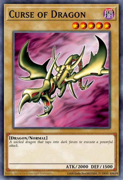 Curse of Dragon Common DB1-EN123 Dark Beginning 1 Yugioh card