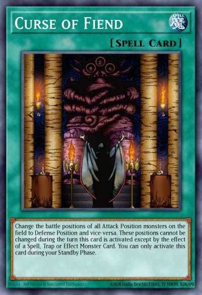 Curse of Fiend Short Print MRL-032 Magic Ruler Yugioh card