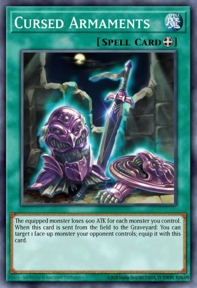Cursed Armaments Common BP02-EN159 Battle Pack 2 War of the Giants Yugioh card
