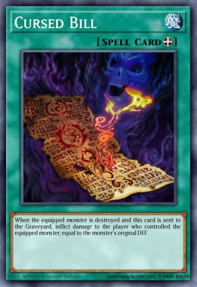 Cursed Bill Common STBL-EN059 Starstrike Blast Yugioh card