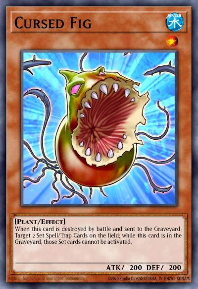 Cursed Fig Short Print CSOC-EN028 Crossroads of Chaos Yugioh card
