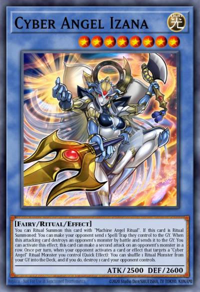 Cyber Angel Izana Common LDS2-EN091 Legendary Duelists Season 2 Yugioh card
