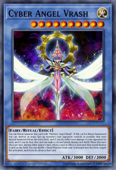 Cyber Angel Vrash Common DPDG-EN013 Duelist Pack Dimensional Guardians Yugioh card