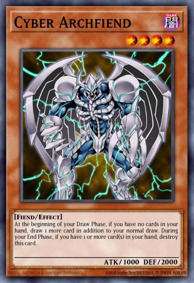 Cyber Archfiend Common CRV-EN019 Cybernetic Revolution Yugioh card