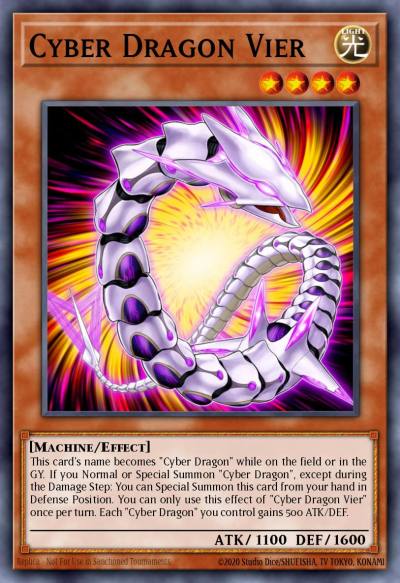 Cyber Dragon Vier Common MP19-EN085 2019 Gold Sarcophagus Tin Mega Pack Yugioh card