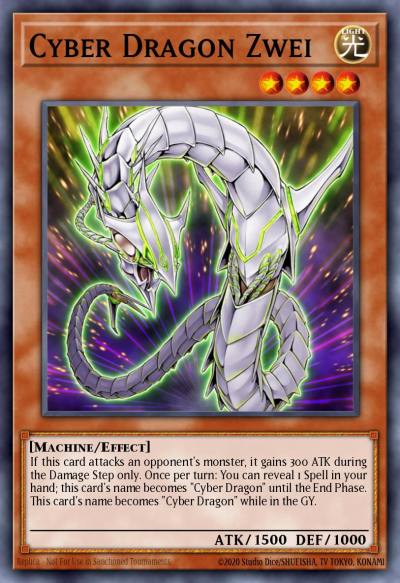 Cyber Dragon Zwei Rare ABPF-EN035 Absolute Powerforce Yugioh card