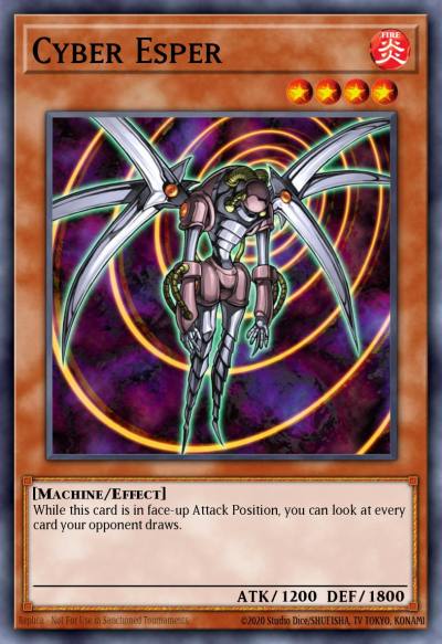 Cyber Esper Super Rare CDIP-EN005 Cyberdark Impact Yugioh card