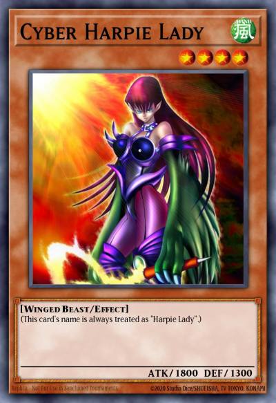 Cyber Harpie Lady Starfoil Rare BATT-EN012 Battle Pack Tournament Prize Cards Yugioh card