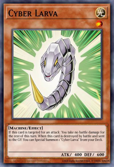 Cyber Larva Common BLC1-EN108 Battles of Legend Chapter 1 Yugioh card
