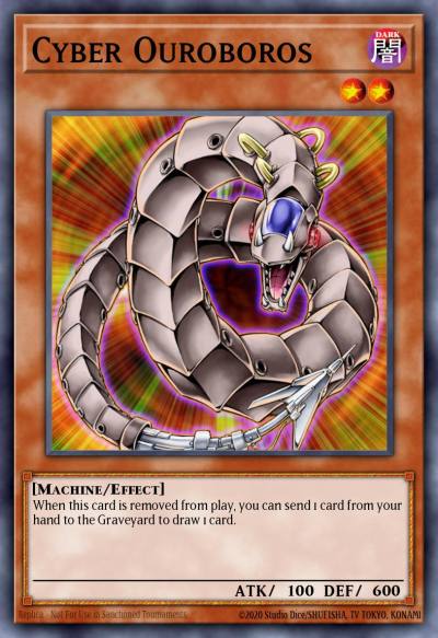 Cyber Ouroboros Common PTDN-EN011 Phantom Darkness Yugioh card