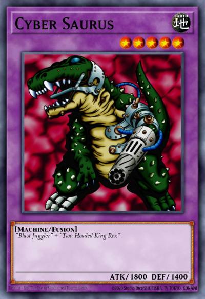 Cyber Saurus Common MRD-105 Metal Raiders Yugioh card