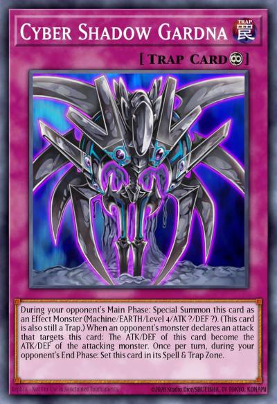 Cyber Shadow Gardna Super Rare CDIP-EN058 Cyberdark Impact Yugioh card