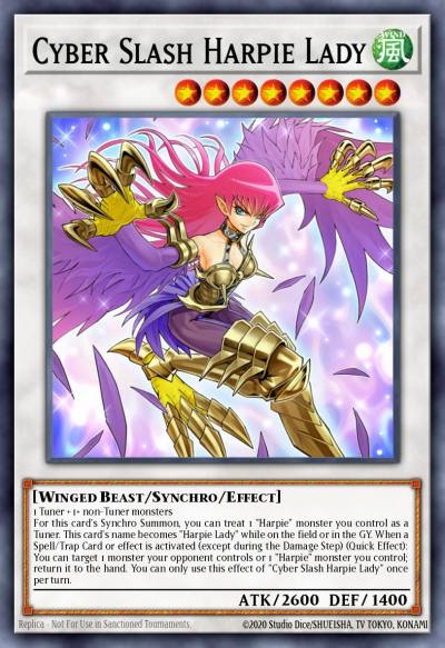 Cyber Slash Harpie Lady Secret Rare BLC1-EN010 Battles of Legend Chapter 1 Yugioh card