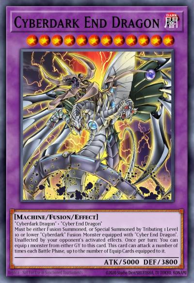 Cyberdark End Dragon Ultra Rare SDCS-EN044 Structure Deck Cyber Strike Yugioh card