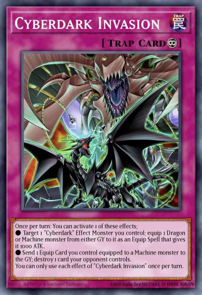 Cyberdark Invasion Common SDCS-EN034 Structure Deck Cyber Strike Yugioh card