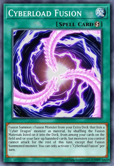 Cyberload Fusion Ultra Rare LDS2-EN035 Legendary Duelists Season 2 Yugioh card