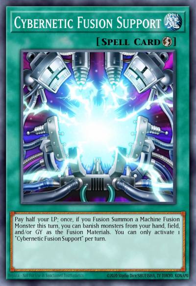 Cybernetic Fusion Support Common MP16-EN042 2016 Mega-Tin Mega Pack Yugioh card