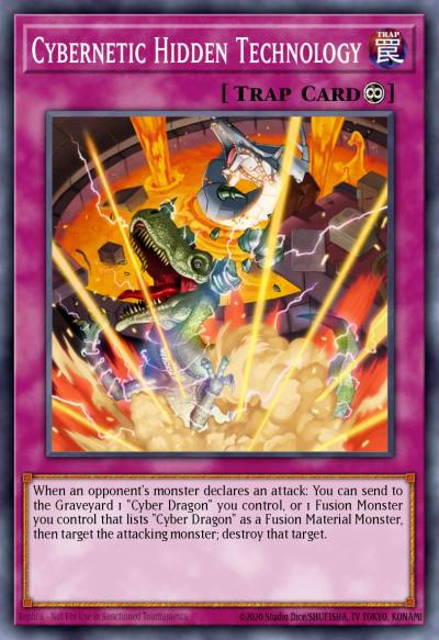 Cybernetic Hidden Technology Common SDCR-EN030 Cyber Dragon Revolution Structure Deck Yugioh card