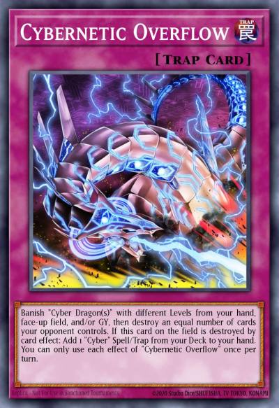 Cybernetic Overflow Common MP19-EN129 2019 Gold Sarcophagus Tin Mega Pack Yugioh card