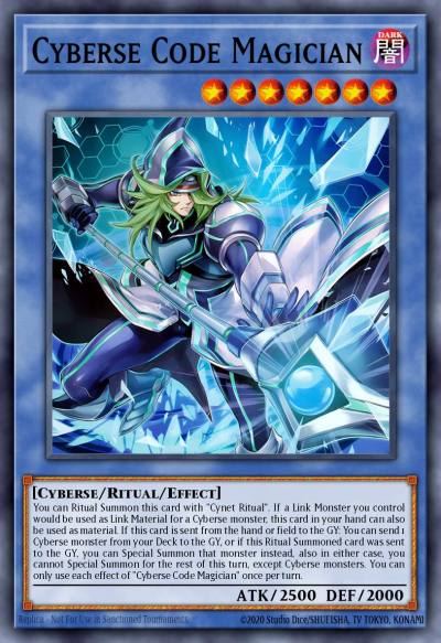 Cyberse Code Magician Grand Master Rare MAMO-EN017 Magnificent Monsters Yugioh card