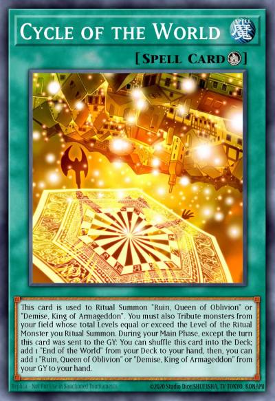 Cycle of the World Common CYHO-EN056 Cybernetic Horizon Yugioh card