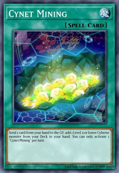 Cynet Mining Super Rare MP20-EN072 2020 Tin of Lost Memories Mega Pack Yugioh card