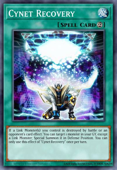 Cynet Recovery Super Rare YS18-EN021 Starter Deck Codebreaker Yugioh card