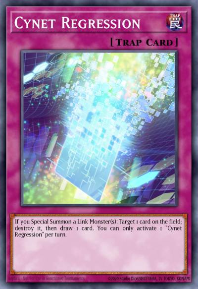 Cynet Regression Rare GEIM-EN057 Genesis Impact Yugioh card