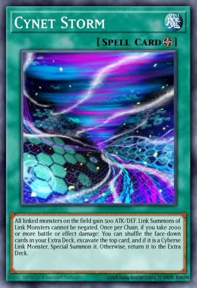 Cynet Storm Common SDPL-EN021 Structure Deck Powercode Link Yugioh card