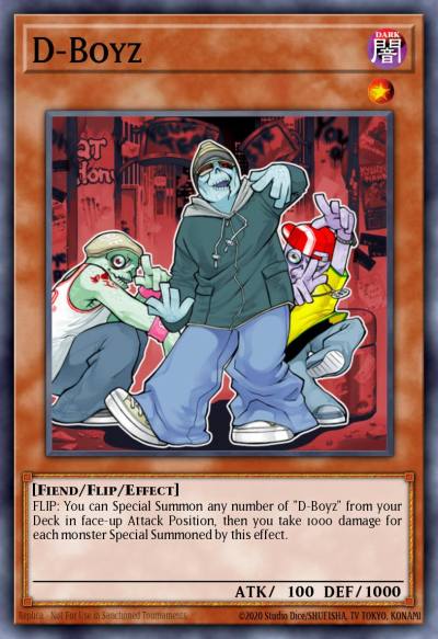 D-Boyz Secret Rare PHSW-EN084 Photon Shockwave Yugioh card