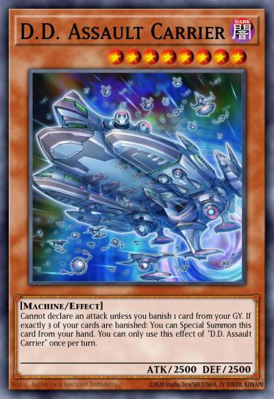 DD Assault Carrier Ultra Rare MP22-EN233 2022 Tin of the Pharaohs Gods Yugioh card