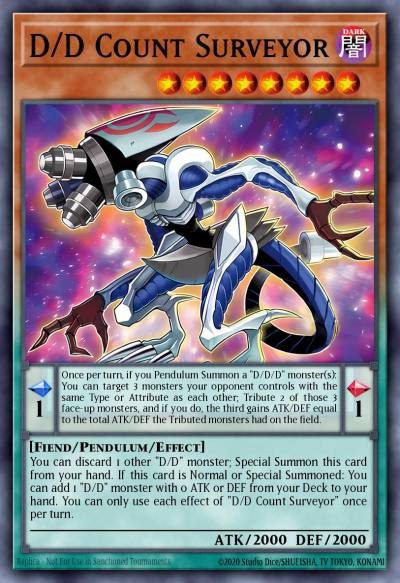 D/D Count Surveyor Secret Rare BLMM-EN041 Battles of Legend Monster Mayhem Yugioh card
