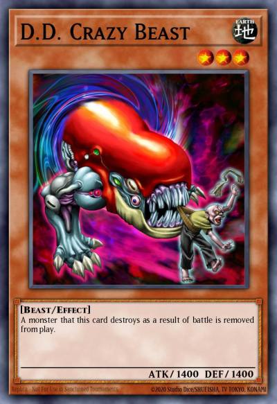 DD Crazy Beast Common DR1-EN074 Dark Revelation Volume 1 Yugioh card