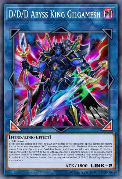 D/D/D Abyss King Gilgamesh Ultra Rare DUOV-EN004 Duel Overload Yugioh card