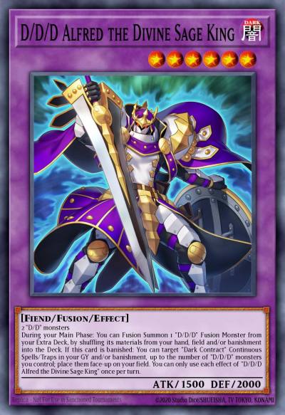 D/D/D Alfred the Divine Sage King Common BPRO-EN033 Burst Protocol Yugioh card