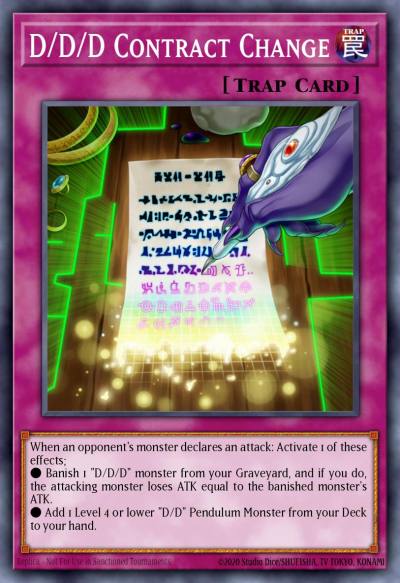 D/D/D Contract Change Common MP16-EN154 2016 Mega-Tin Mega Pack Yugioh card