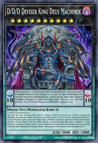 D/D/D Deviser King Deus Machinex Prismatic Secret Rare MP23-EN023 25th Anniversary Tin Dueling Heroes Mega Pack Yugioh card