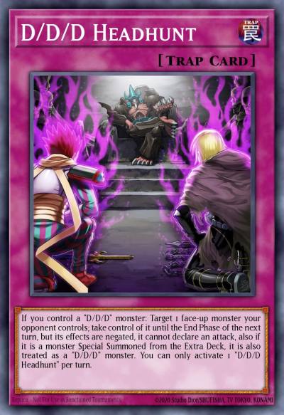 D/D/D Headhunt Rare MP23-EN043 25th Anniversary Tin Dueling Heroes Mega Pack Yugioh card