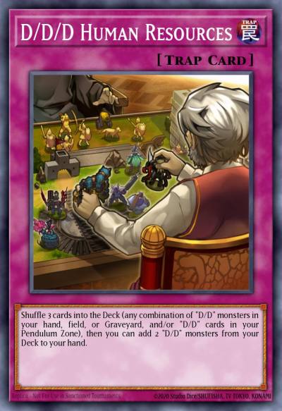D/D/D Human Resources Common MP16-EN172 2016 Mega-Tin Mega Pack Yugioh card