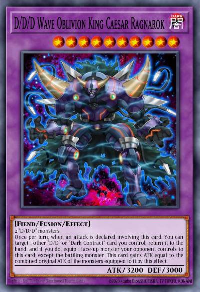 D/D/D Wave Oblivion King Caesar Ragnarok Super Rare MP16-EN138 2016 Mega-Tin Mega Pack Yugioh card